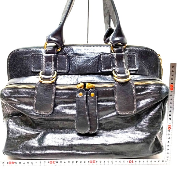 Chloe Black Leather Everyday or Work Bag 💖 - Picture 2 of 9